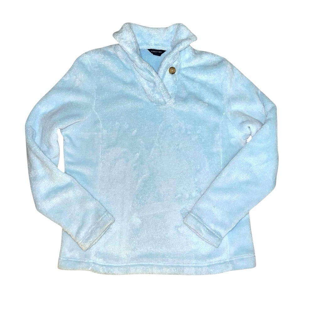 Lands End Cozy Pull Over Size L